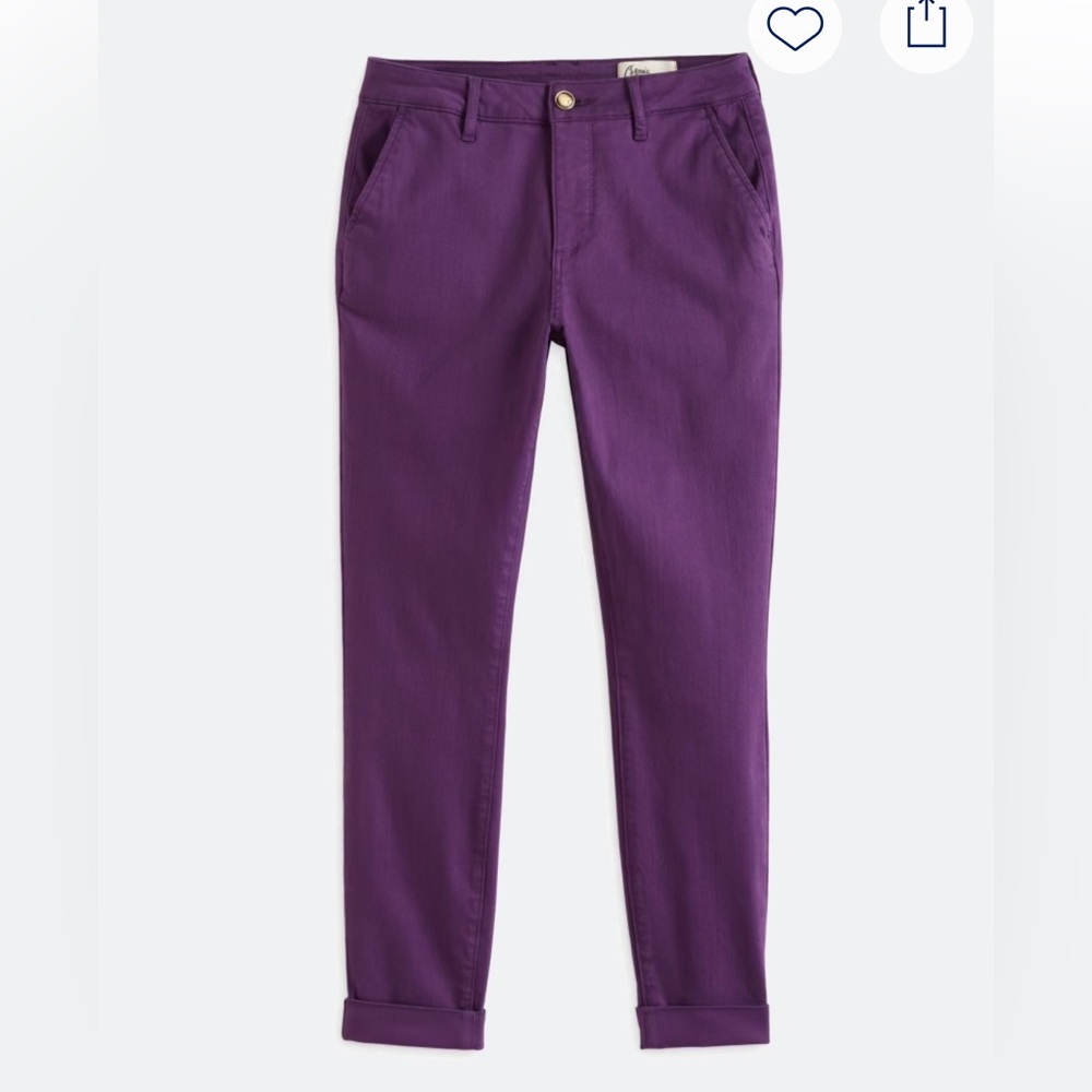 Stitch Fix Cosmic Blue Love Purple Pants size 8